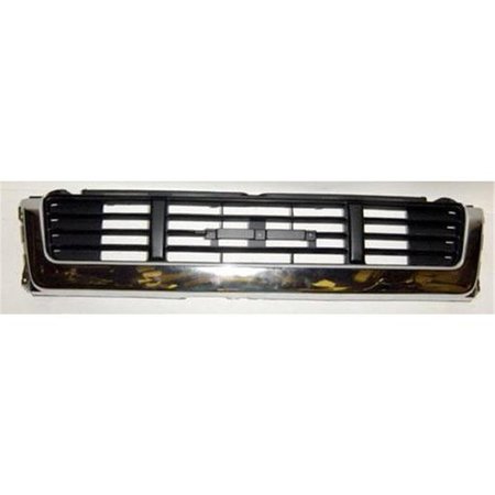 GEARED2GOLF Grille for 1989-1991 4WD Toyota Pickup, Chrome & Black GE2143816